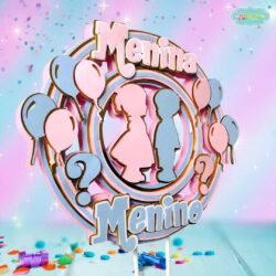 Cake Topper Revelación de Sexo