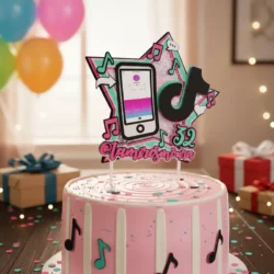 Cake Topper Tik Tok