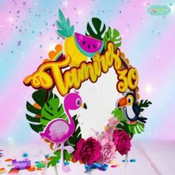 Cake Topper Tropical