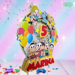 Cake Topper Turma da Monica
