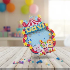 Alternative view of Cake Topper Circo