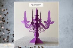Alternative view of Candelabro de Halloween 3D