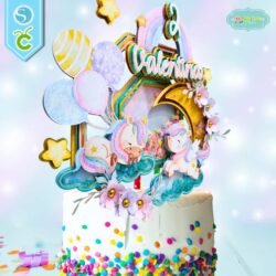 Cake Topper Unicornio