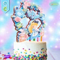 Cake Topper Alicia en el País de las Maravillas