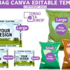 Plantilla editable de Canva Chip Bag