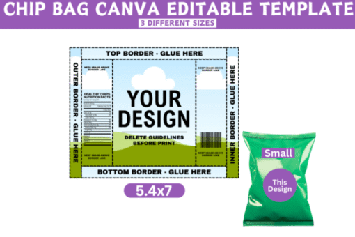 Plantilla editable de Canva Chip Bag - Imagen 4