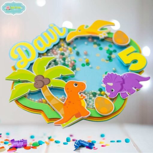 Cake Topper Dinosaurios Baby