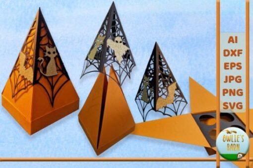 Caja piramide explosiva de Halloween - Imagen 2