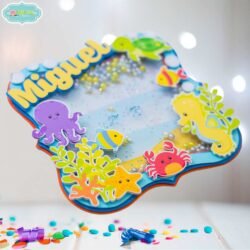 Cake Topper Fondo de Mar