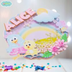 Cake Topper Gallinita Pintadita