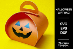 Bolsa de regalo de Halloween SVG