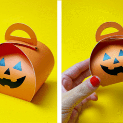 Alternative view of Bolsa de regalo de Halloween SVG