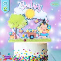Cake Topper Jardín