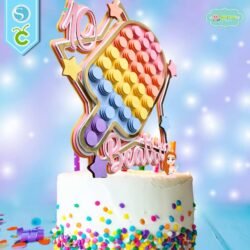 Cake Topper Paleta Pop It