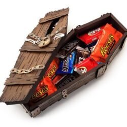 Alternative view of Ataúd de esqueleto en papel 3D