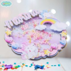Cake Topper Unicornio