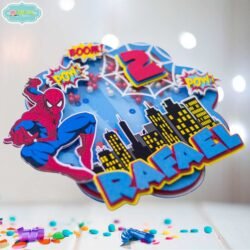 Cake Topper Hombre Araña