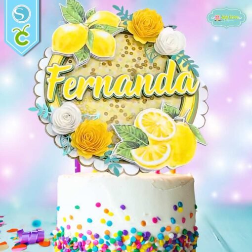 Cake Topper Limones