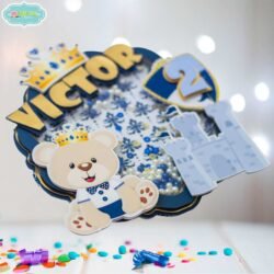 Cake Topper Oso De la Realeza