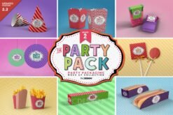 Party Pack Mockup Collection VOLUME 2