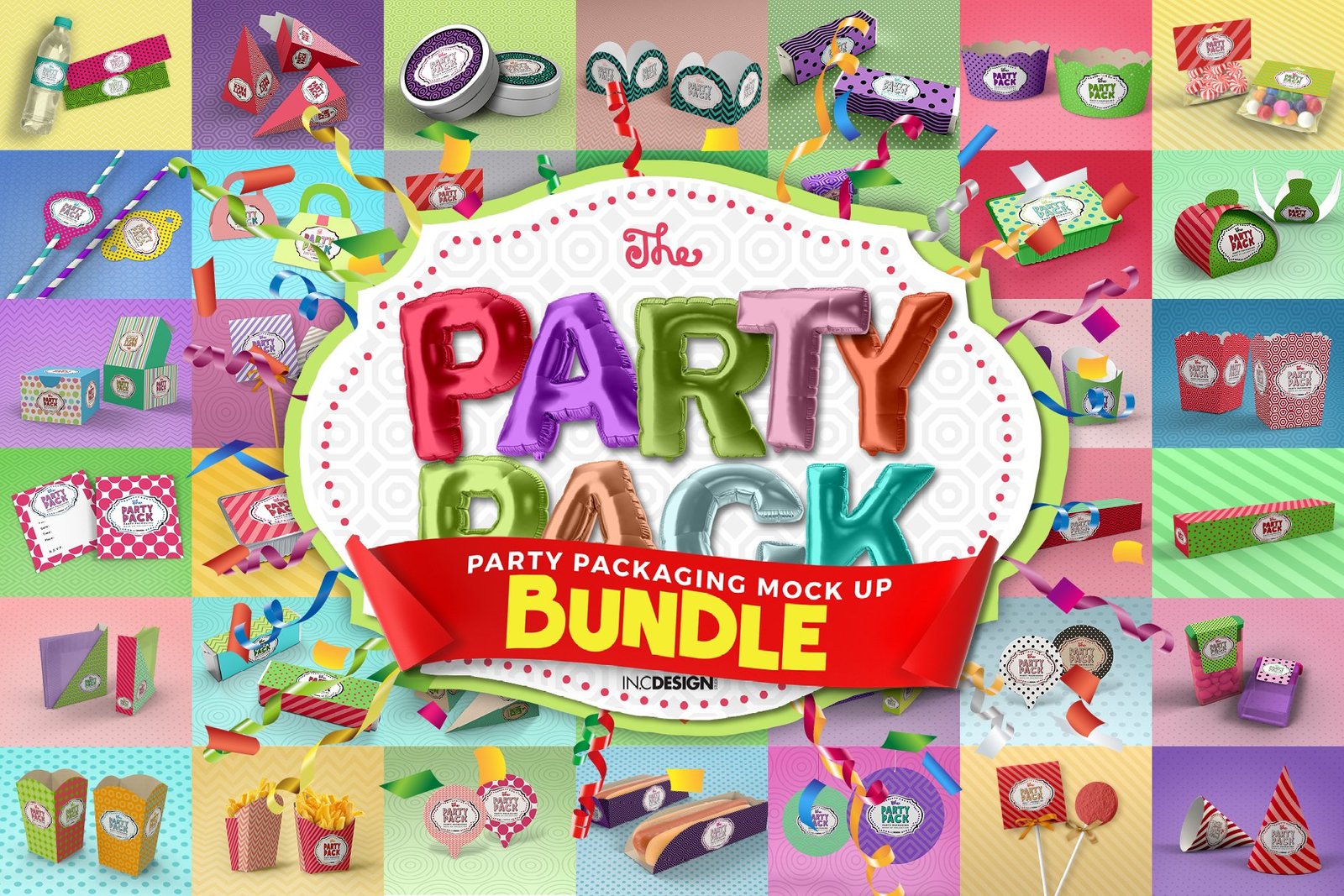 Party Pack Mockup BUNDLE