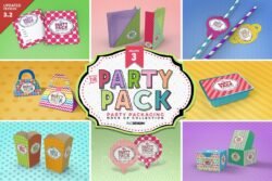 Party Pack Mockup Collection VOLUME 3