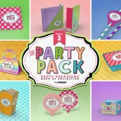 Party Pack Mockup Collection VOLUME 3