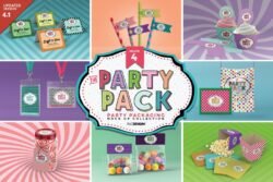 Party Pack Mockup Collection VOLUME 4