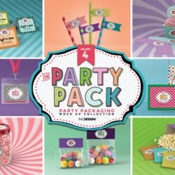 Party Pack Mockup Collection VOLUME 4