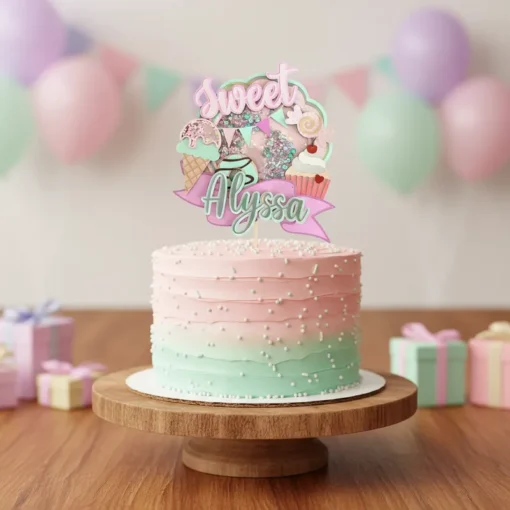 Cake Topper Candy Sweet - Imagen 5