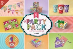 Party Pack Mockup Collection VOLUME 5
