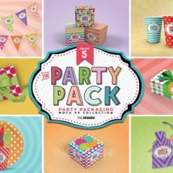 Party Pack Mockup Collection VOLUME 5