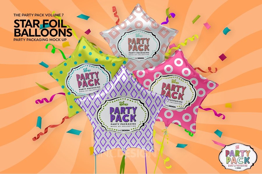 Party Pack Mockup Collection VOLUME 7 - Imagen 2