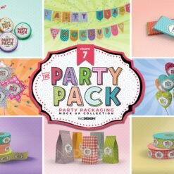 Party Pack Mockup Collection VOLUME 7