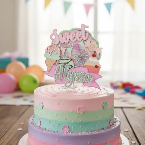 Cake Topper Candy Sweet - Imagen 2