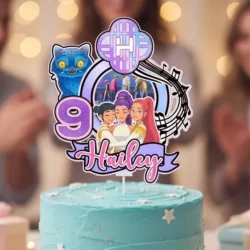 Cake Topper Kpop Demon Hunters