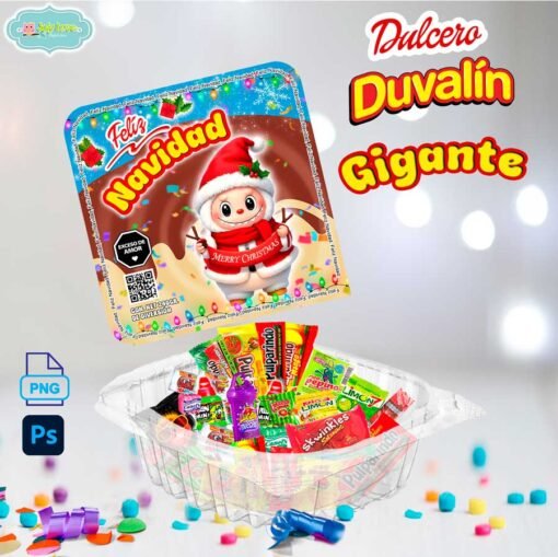 Dulcero-Duvalín-Navidad-Labubu Dulcero-Duvalín-Navidad-Labubu