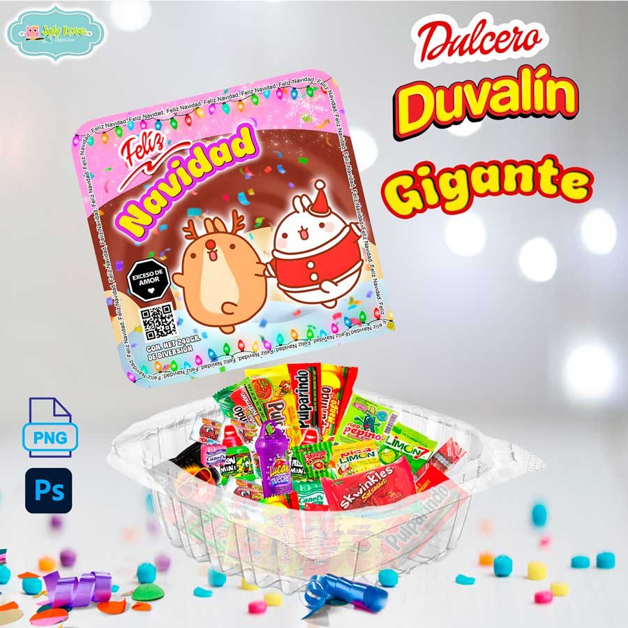 Dulcero Duvalín Navidad Molang