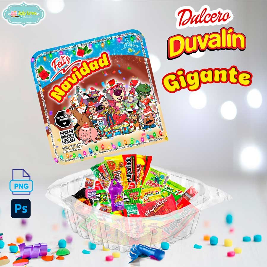 Dulcero Duvalín Navidad Toy Story V.2