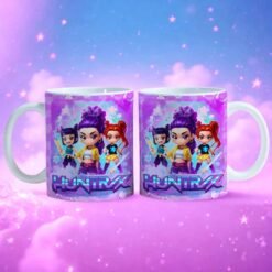 Plantilla para Taza K-pop Demon Hunters V.11
