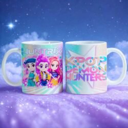 Plantilla para Taza K-pop Demon Hunters V.14