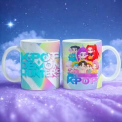 Plantilla para Taza K-pop Demon Hunters V.15