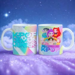 Plantilla para Taza K-pop Demon Hunters V.15