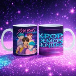 Plantilla para Taza K-pop Demon Hunters V.3