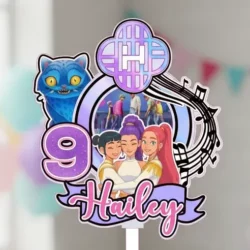 Cake Topper Kpop Demon Hunters