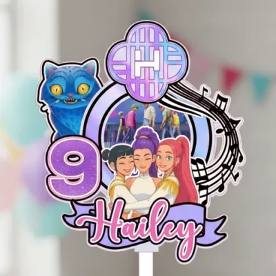 Cake Topper Kpop Demon Hunters