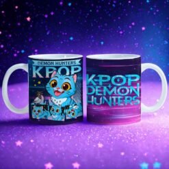 Plantilla para Taza K-pop Demon Hunters V.4