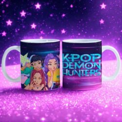 Plantilla para Taza K-pop Demon Hunters V.5