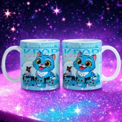 Plantilla para Taza K-pop Demon Hunters V.6