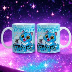 Plantilla para Taza K-pop Demon Hunters V.6